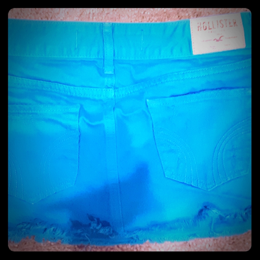 Awesome blue Hollister mini skirt